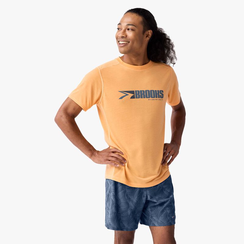 Brooks Polera Manga Corta Distance 3.0, SURTIDO, hi-res image number null