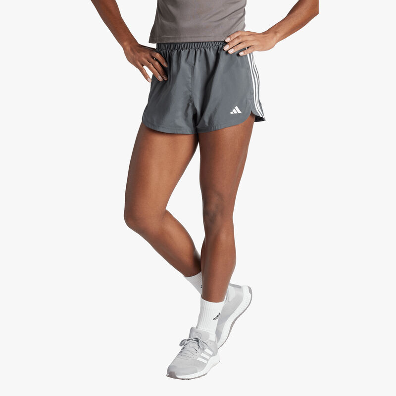 adidas Shorts Pacer Training 3 Tiras Tejidos, GRIS, hi-res image number null