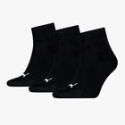 Puma Calcetines Quarter Plain Cortas 3 Pares, NEGRO, hi-res