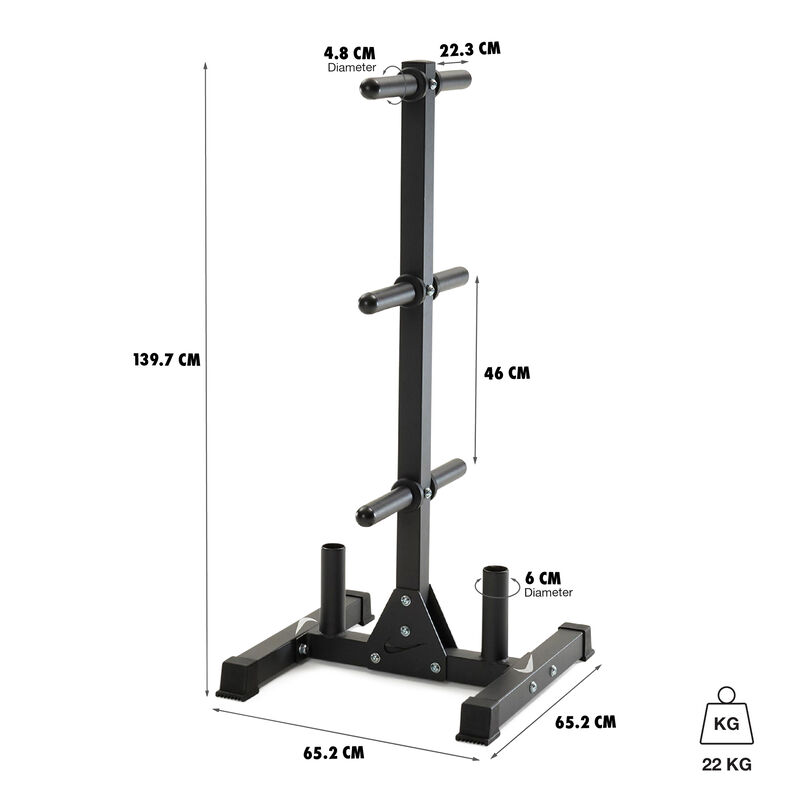 Nike Soporte para barra y &aacute;rbol de discos, SURTIDO, hi-res image number null
