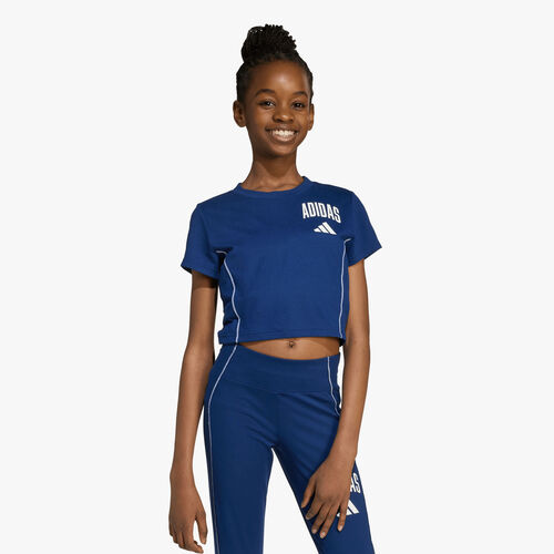 adidas Polera Essentials Estampado Universitario Niños