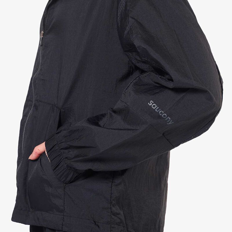 Saucony Chaqueta Elevate Packaw, NEGRO, hi-res image number null