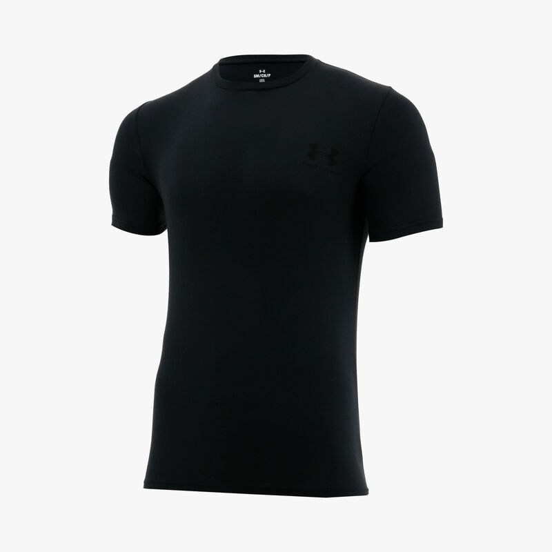 Under Armour Polera Left Chest Logo, NEGRO, hi-res image number null