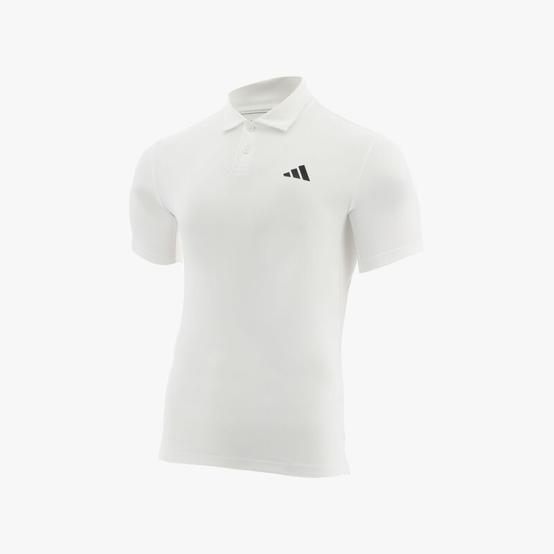 adidas Polera Club Tennis 3 bandas, BLANCO, hi-res image number null
