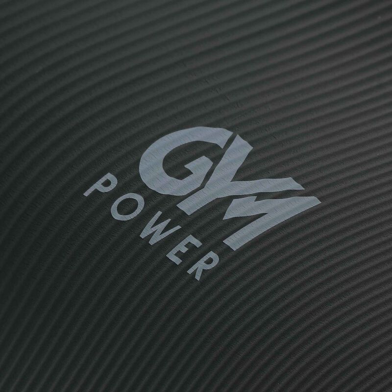 Gym Power NBR Yoga Mat, NEGRO, hi-res image number null