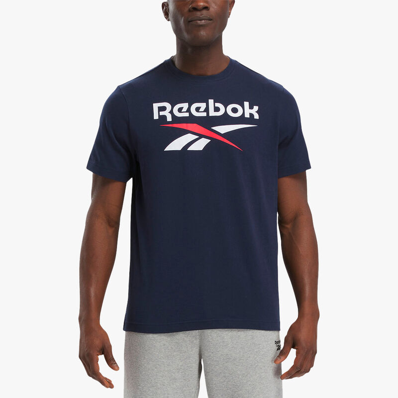 Reebok Polera Identity Big Logo, AZUL, hi-res image number null