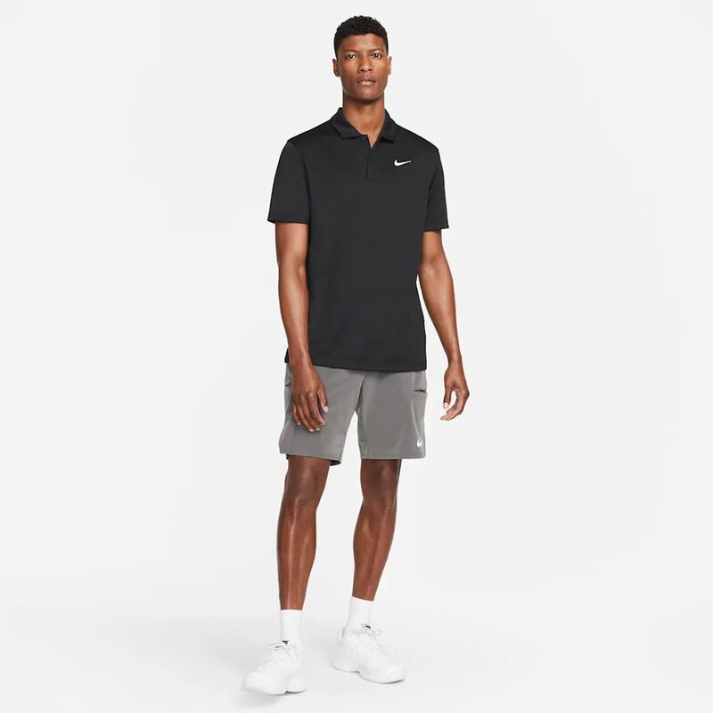 NikeCourt Polera de tenis Dri-FIT, NEGRO, hi-res image number null
