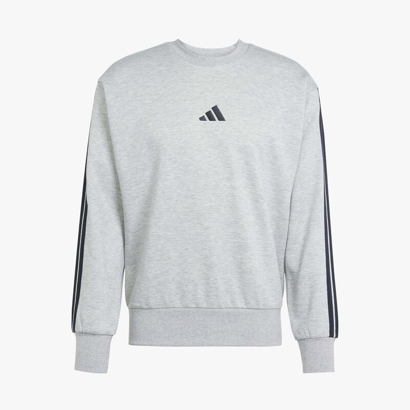adidas Polerón Essentials Fleece 3 Tiras, GRIS, hi-res image number null
