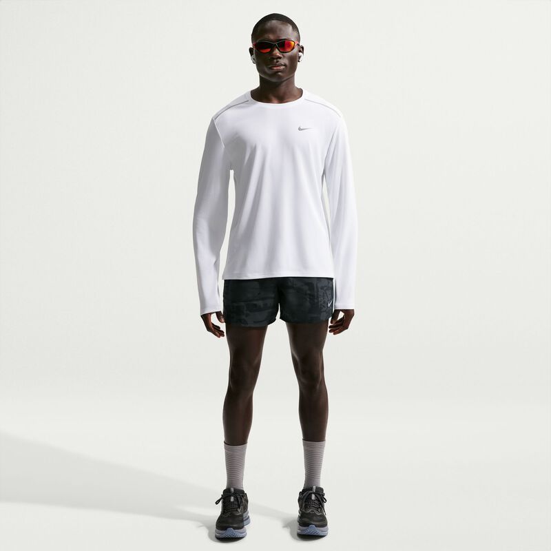Nike Polera Miler, BLANCO, hi-res image number null