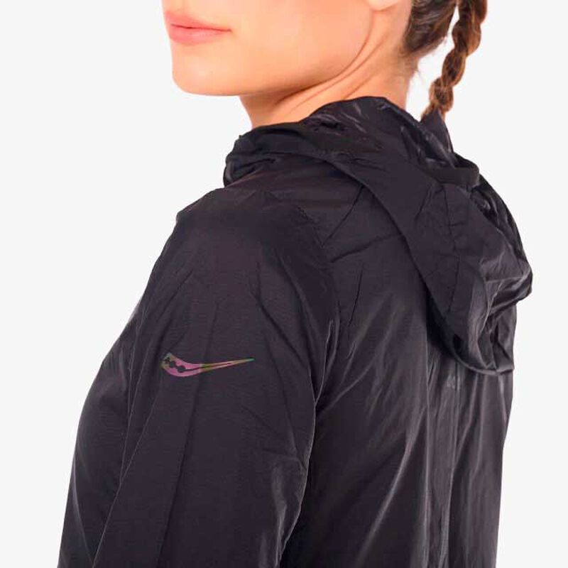 Saucony Chaqueta Rompeviento Peregrine Packaway II, NEGRO, hi-res image number null