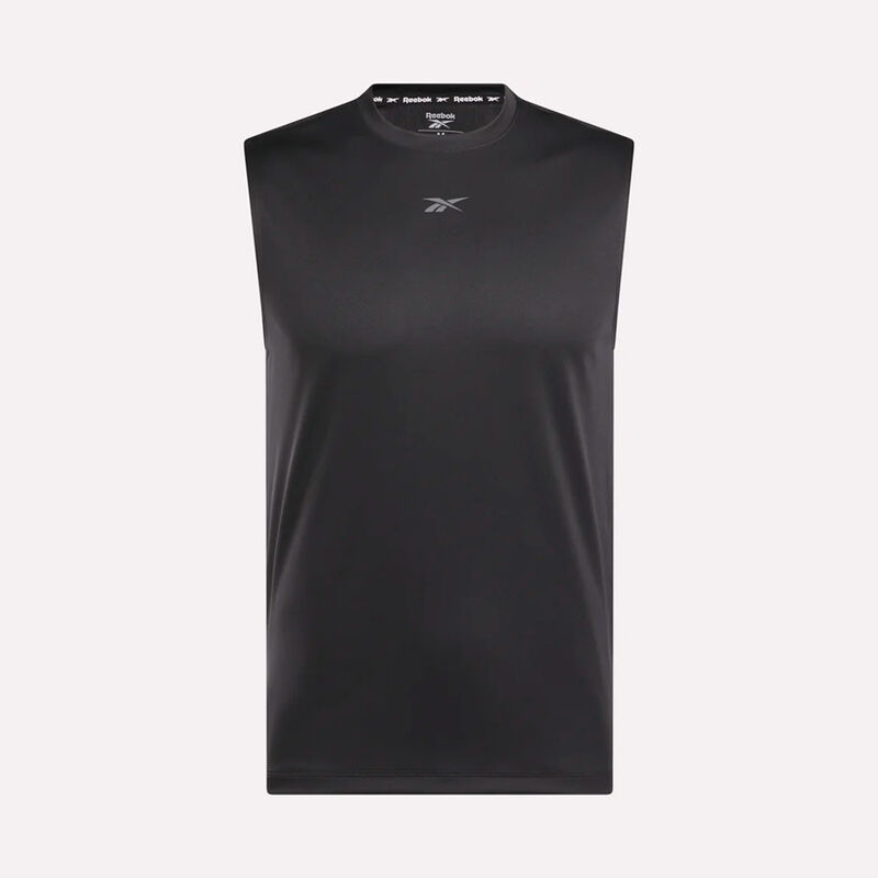 Reebok Polera Train Sleeveless Tech, NEGRO, hi-res image number null