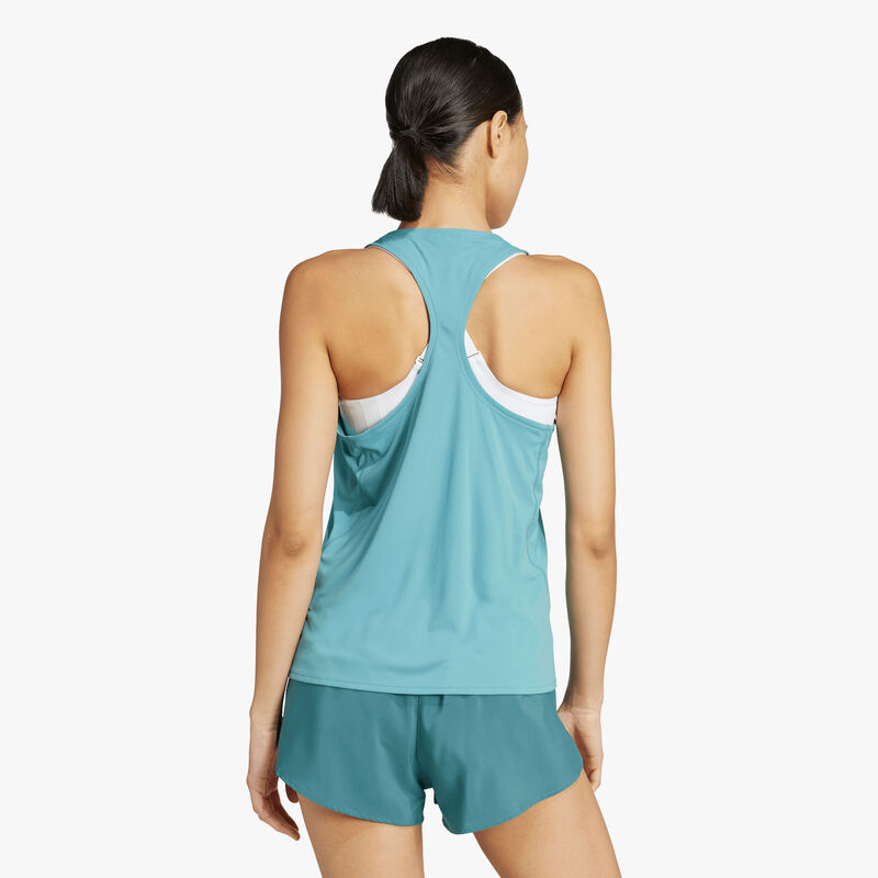 adidas Polera Sin Mangas de Running Adizero Essentials, VERDE, hi-res image number null