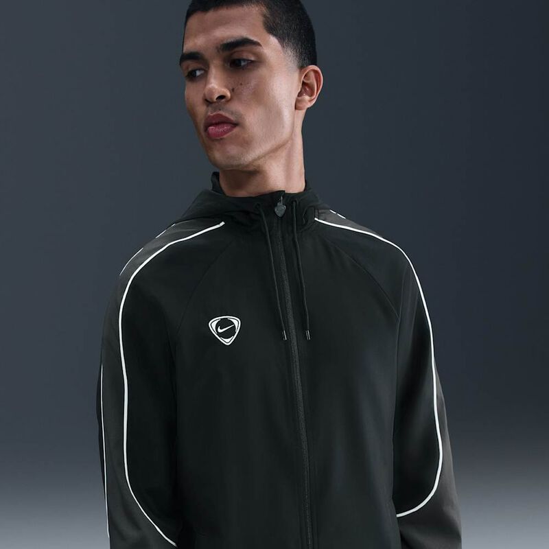 Nike Chaqueta de F&uacute;tbol Academy+, NEGRO, hi-res image number null