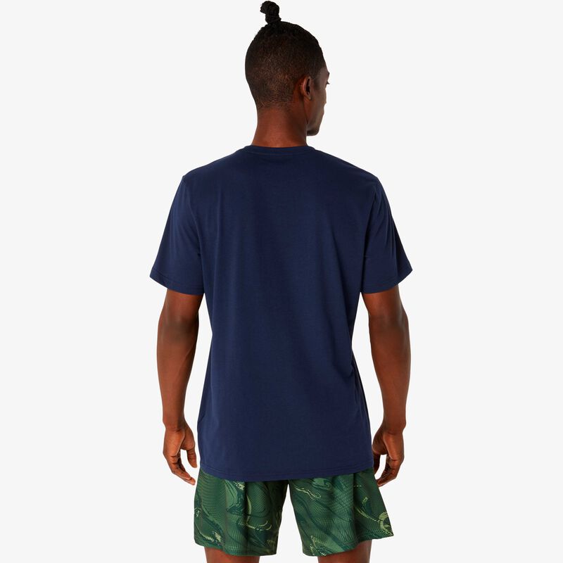 Asics Polera Seasonal Graphic Tee, AZUL, hi-res image number null