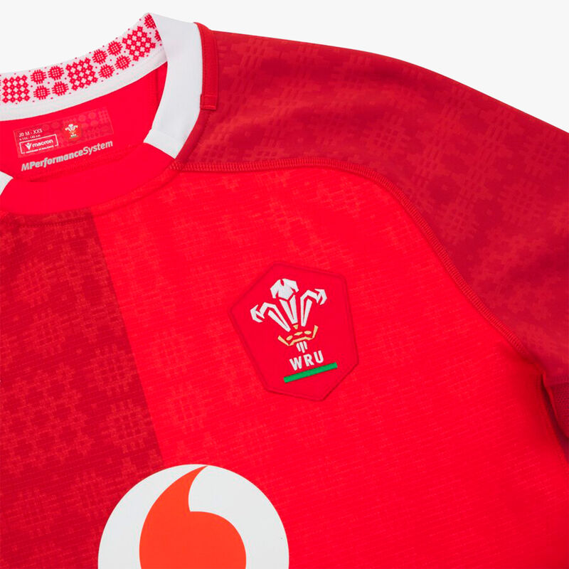 Macron Camiseta Selección Rugby Gales Local 2025/26, ROJO, hi-res image number null