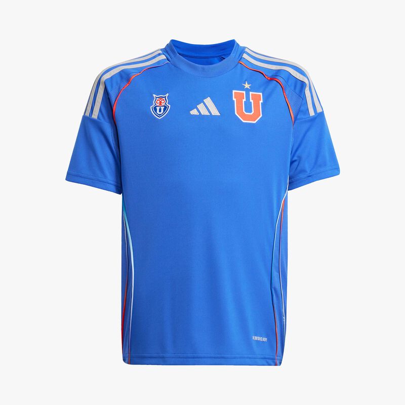 adidas Camiseta Universidad de Chile 2025 Local Juvenil, AZUL, hi-res image number null
