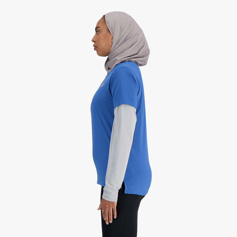 New Balance Polera Sport Essentials, AZUL, hi-res image number null