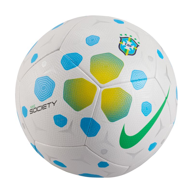 Nike Bola de F&uacute;tbol Society Brasil, BLANCO, hi-res image number null