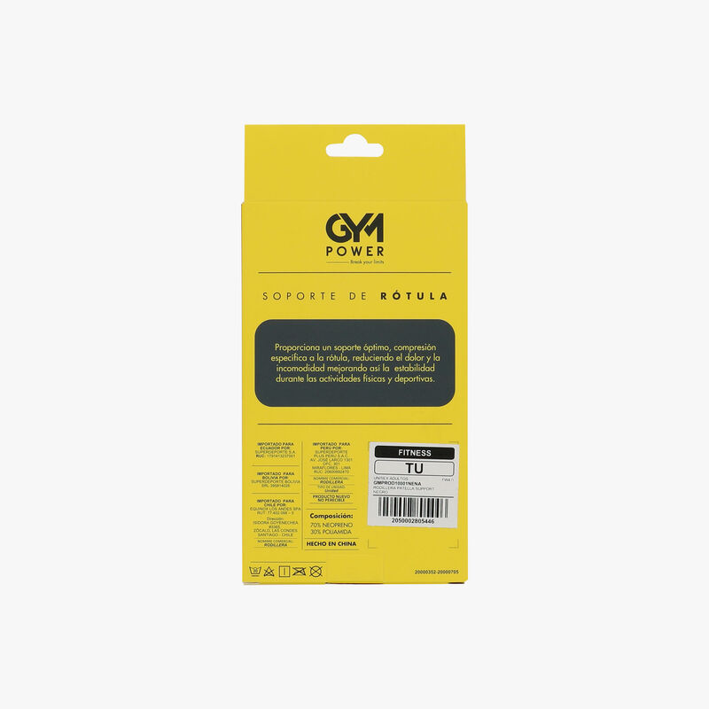 Gym Power Patella Support, NEGRO, hi-res image number null