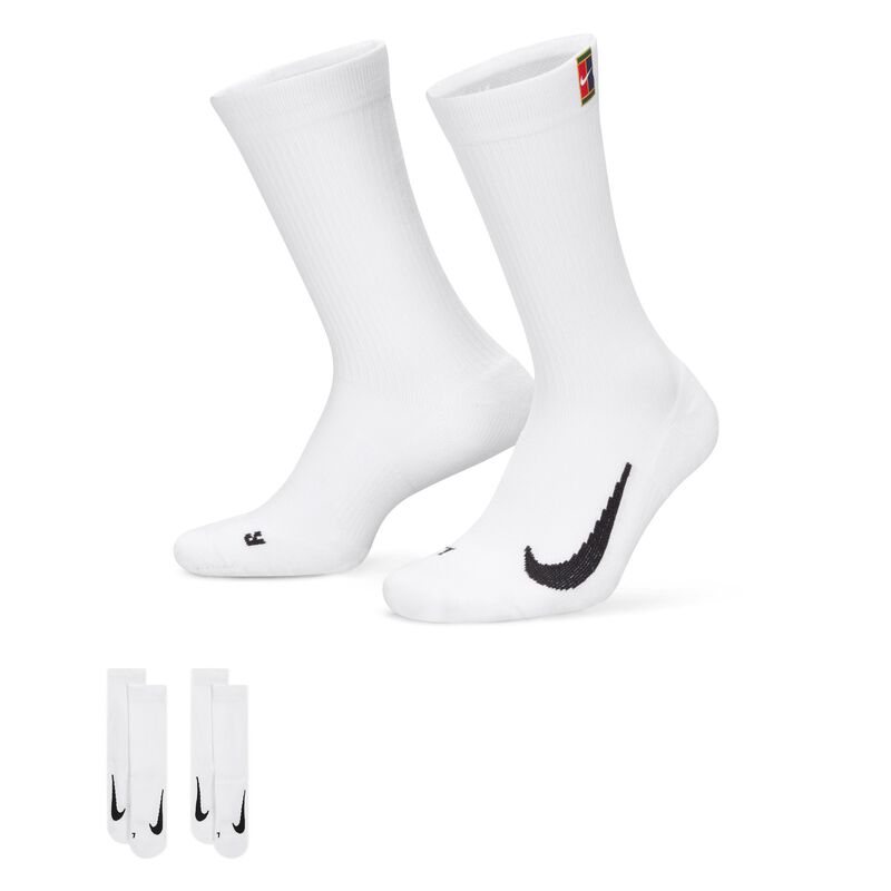 NikeCourt Multiplier Cushioned Largas 2 Pares, BLANCO, hi-res image number null