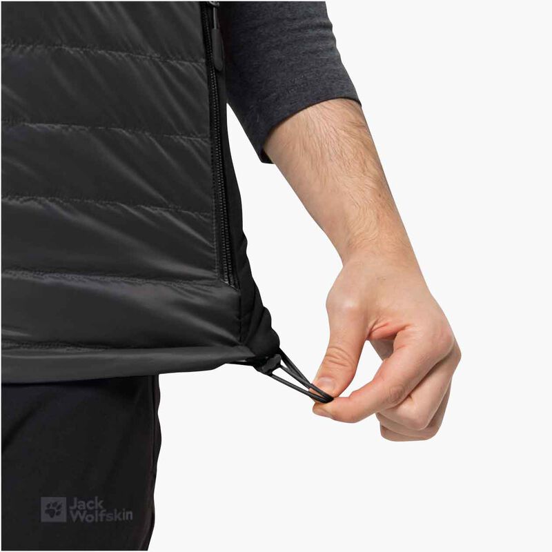 Jack Wolfskin Chaqueta sin mangas Routeburn, NEGRO, hi-res image number null