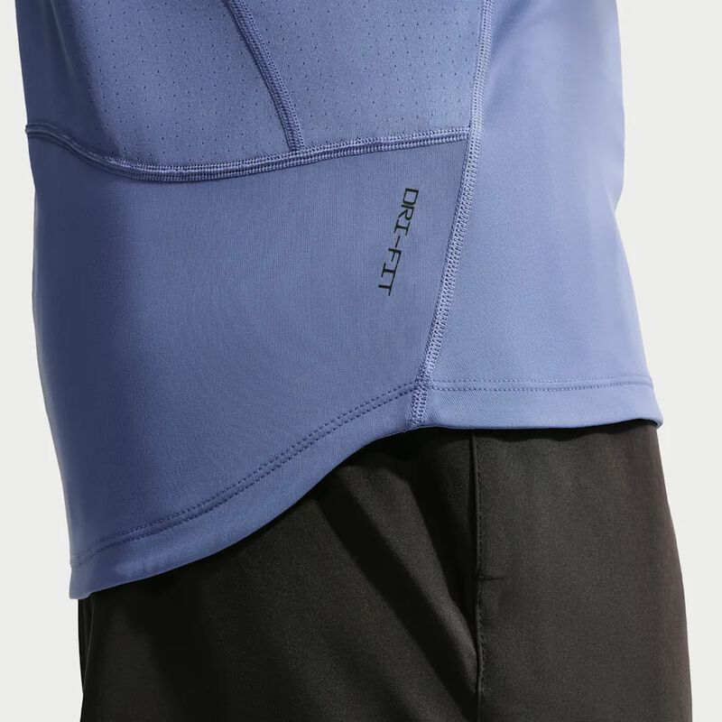 Nike Polera Pro Dri-FIT, AZUL, hi-res image number null