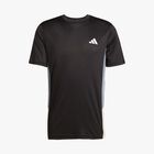 adidas Polera Train Essentials Seasonal Colorblock, NEGRO, hi-res