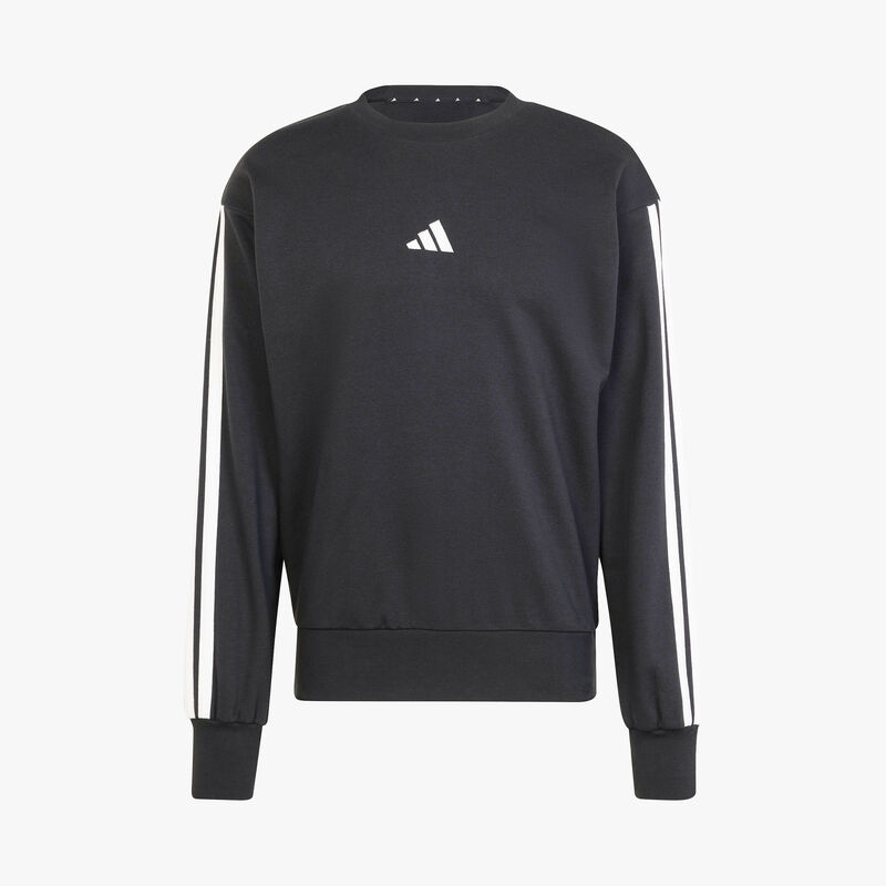 adidas Sudadera Essentials French Terry 3 bandas, NEGRO, hi-res image number null