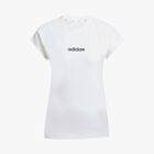adidas Polera Essentials Linear, BLANCO, hi-res
