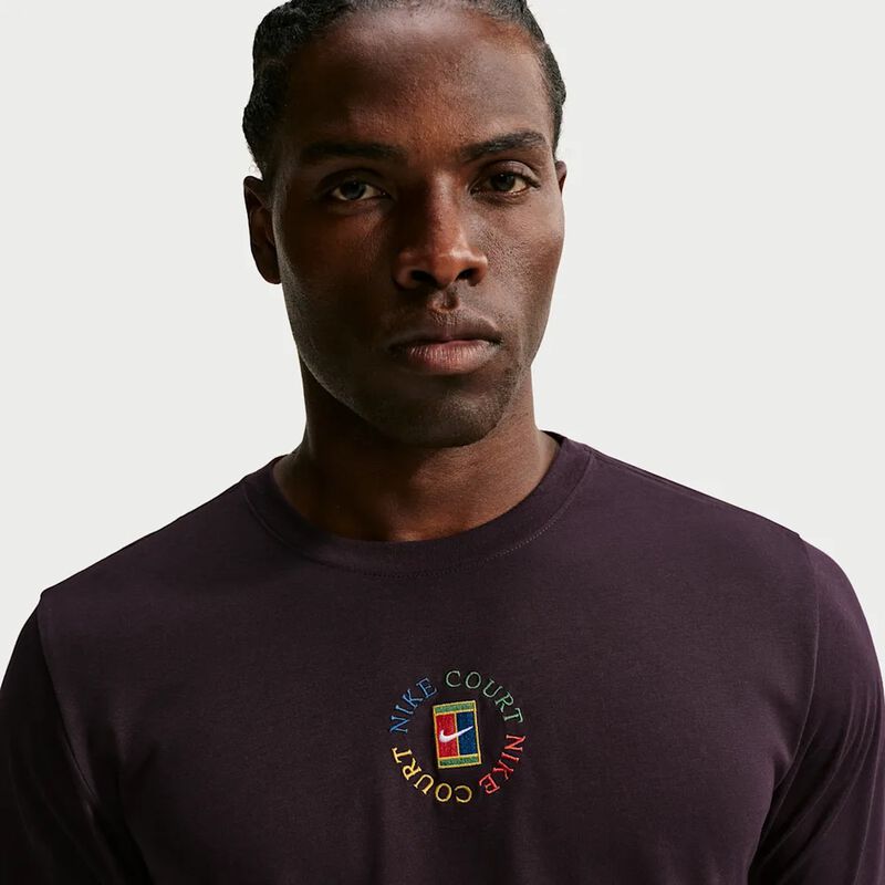 NikeCourt Polera de Tenis Dri-FIT, ROJO, hi-res image number null