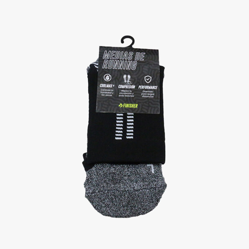 Finisher Calcetines Pro Strider Cortas 1 Par, NEGRO, hi-res image number null