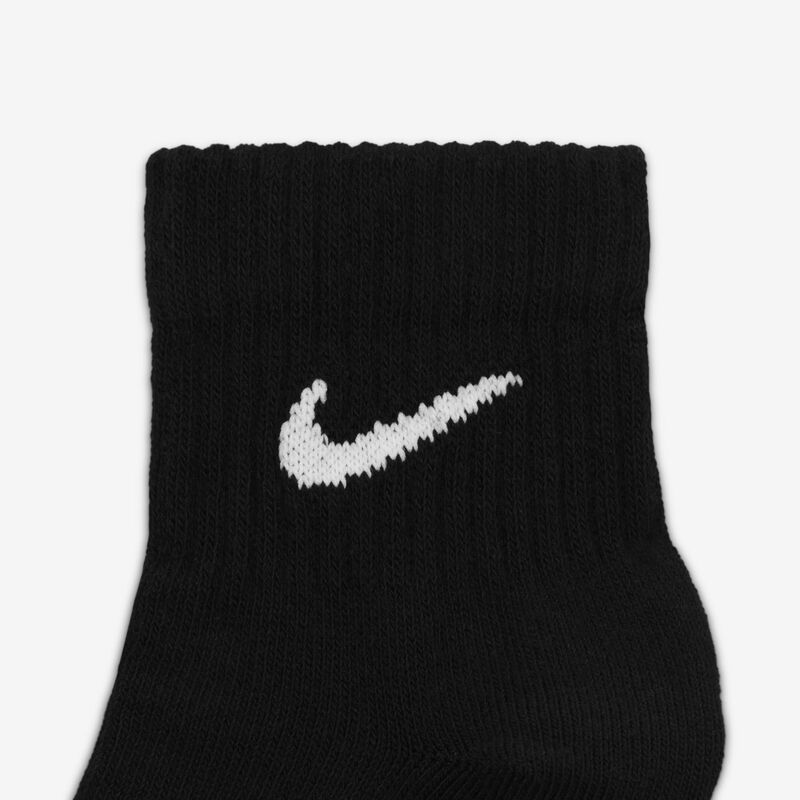 Nike Calcetines Everyday Lightweight Cortos 3 Pares, NEGRO, hi-res image number null
