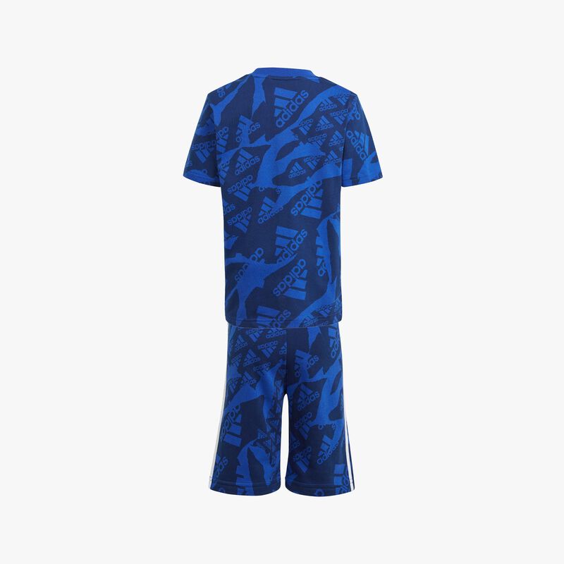 adidas Polera Essentials Allover Print, AZUL, hi-res image number null