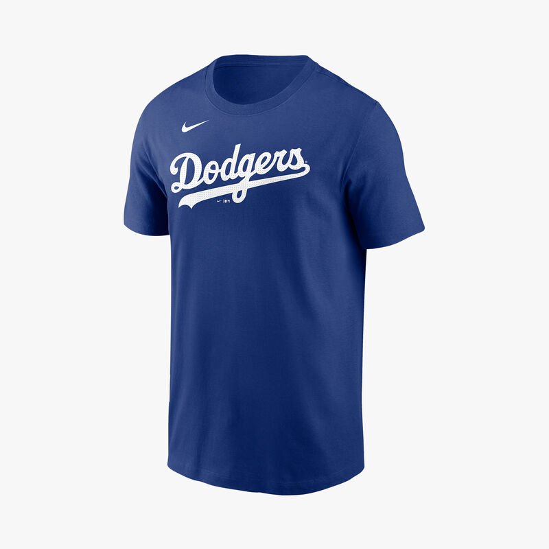 MLB Polera Dogders Fuse Wordmark, AZUL, hi-res image number null