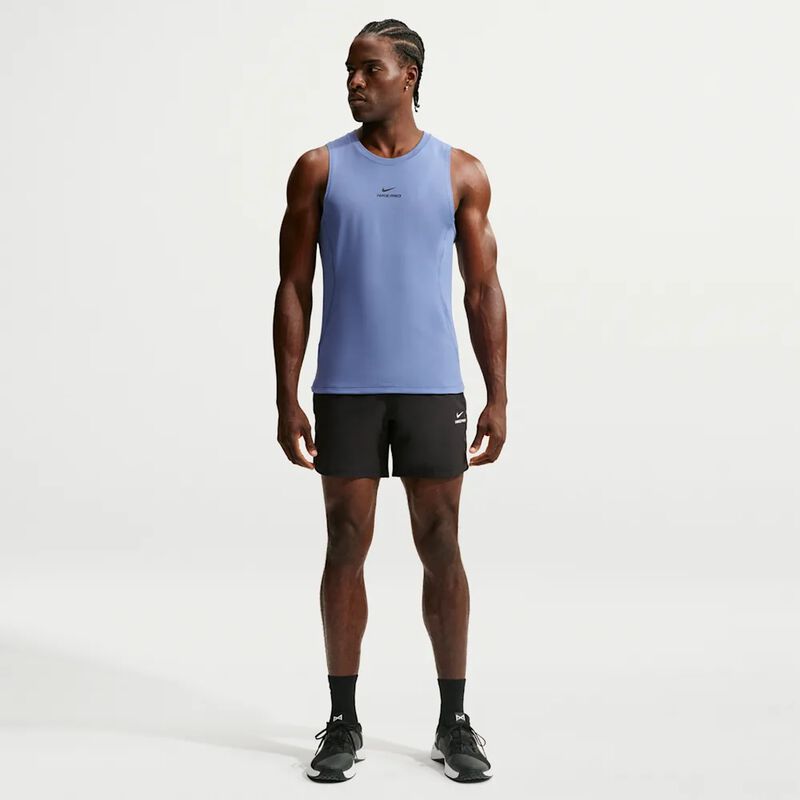 Nike Polera Pro Dri-FIT, AZUL, hi-res image number null