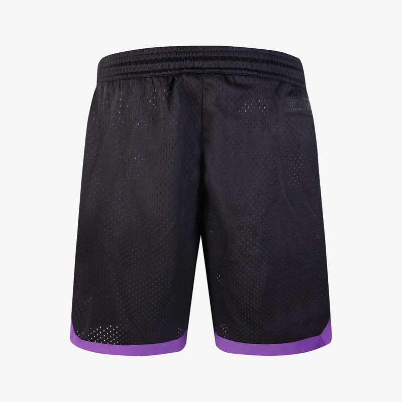 NBA Short Front Logo Lakers, NEGRO, hi-res image number null