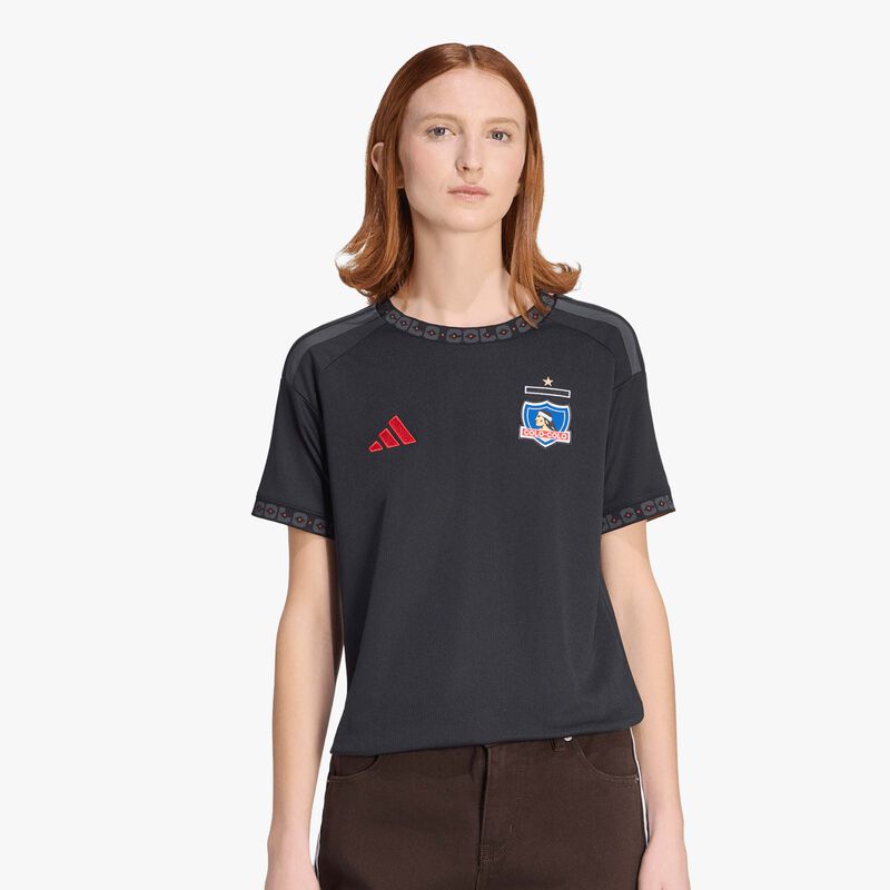 adidas Camiseta Colo-Colo Visitante 2026 Mujer, NEGRO, hi-res image number null