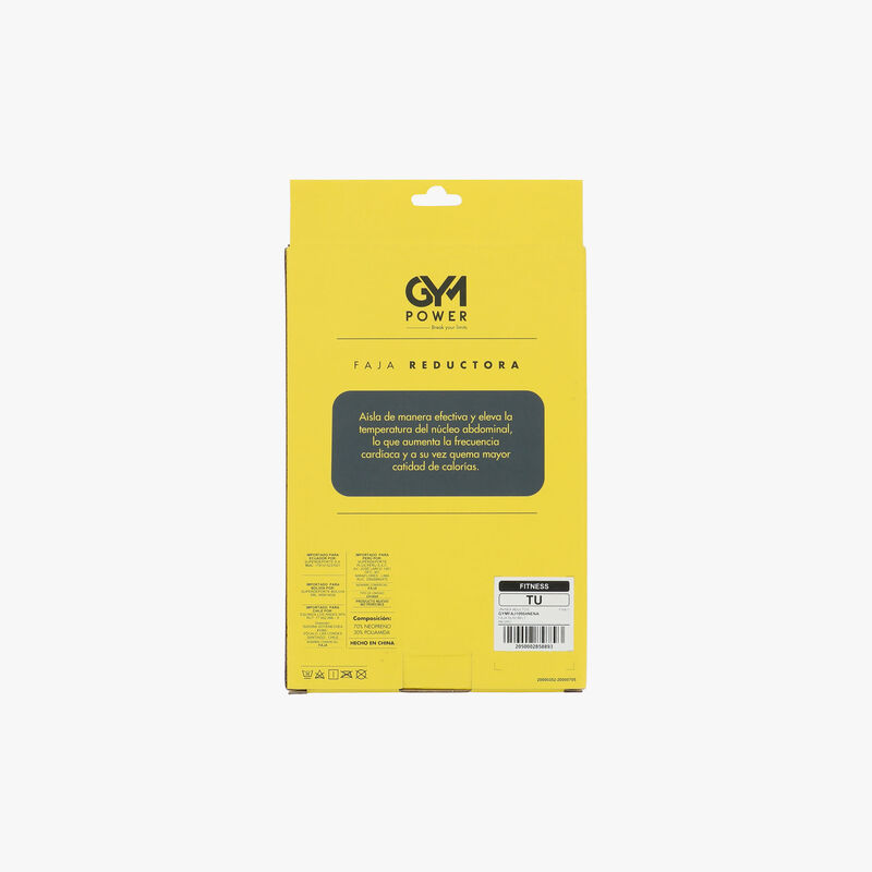 Gym Power Slim Belt, NEGRO, hi-res image number null