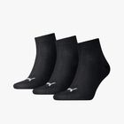 Puma Calcetines Quarter Plain Tobilleras 3 Pares, NEGRO, hi-res