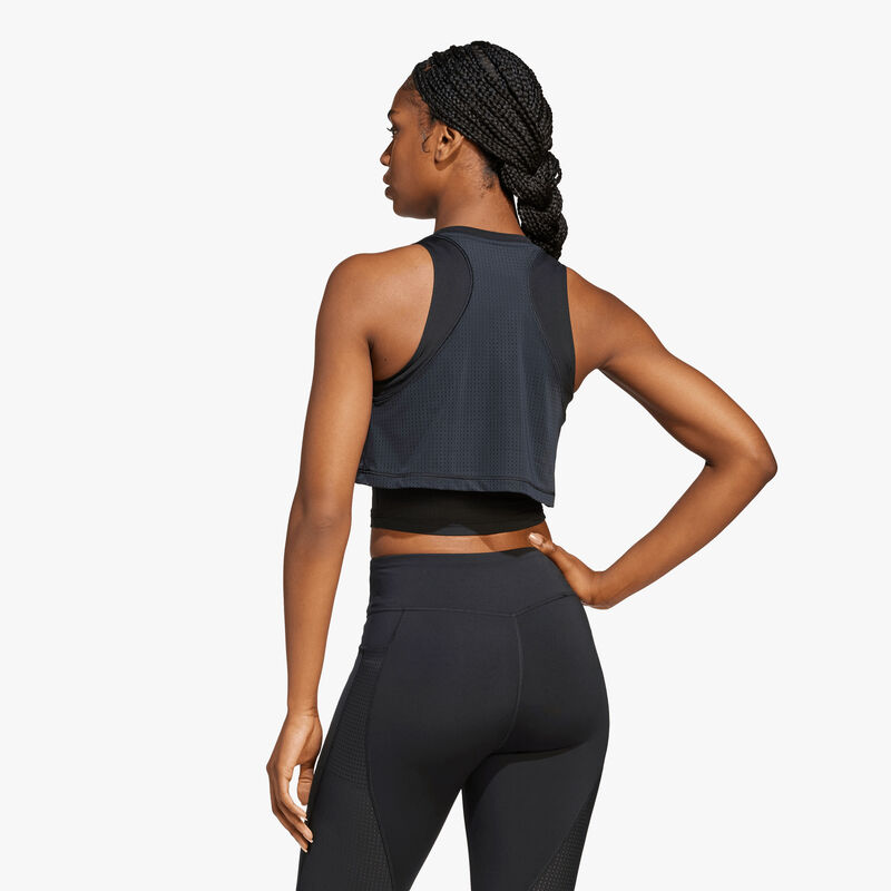 adidas Polera de Entrenamiento 2 en 1 Cool Intensity, NEGRO, hi-res image number null