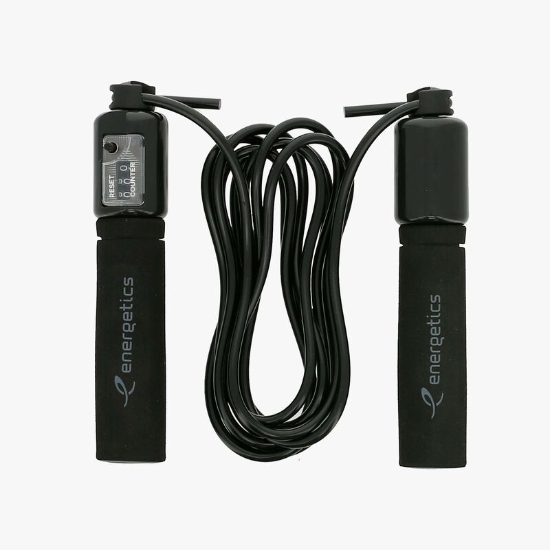 Energetics Digital Jump Rope Foam, NEGRO, hi-res image number null