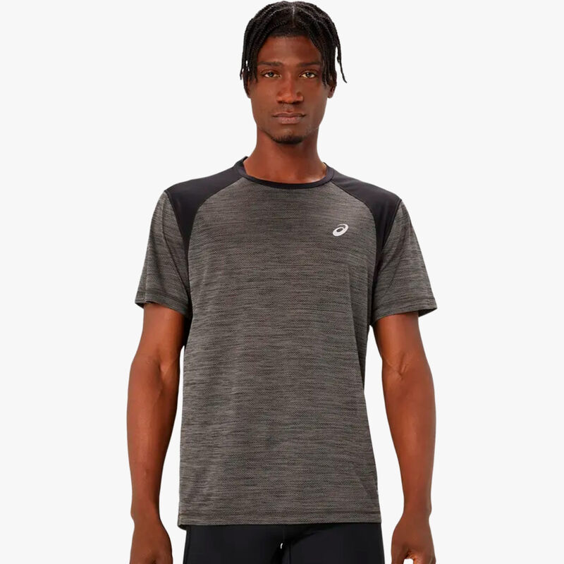 Asics Polera Road  SS Top Performance, GRIS, hi-res image number null