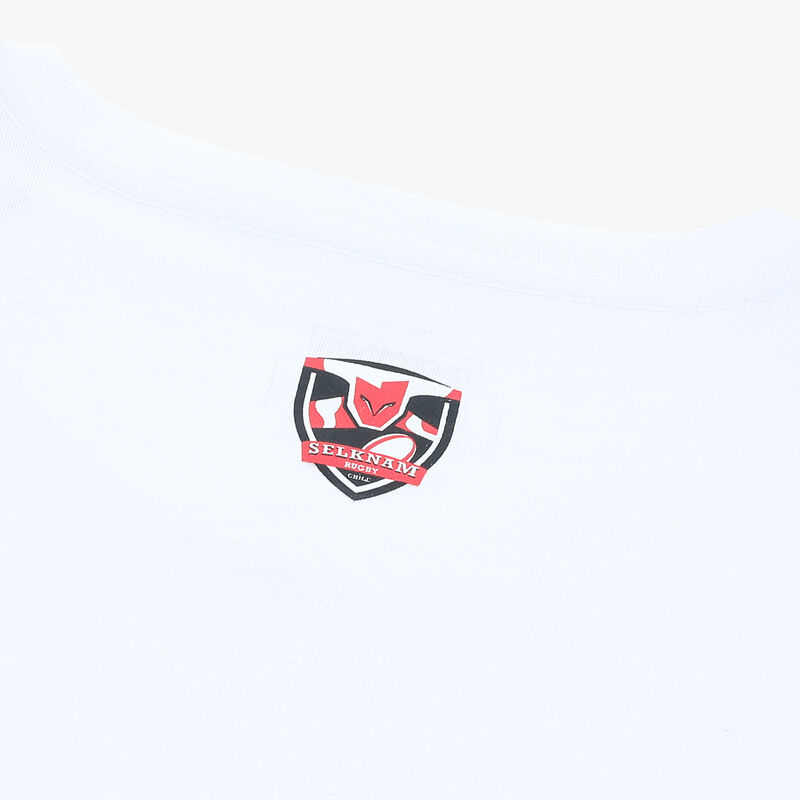 Polera Hincha Selknam Rugby, BLANCO, hi-res image number null
