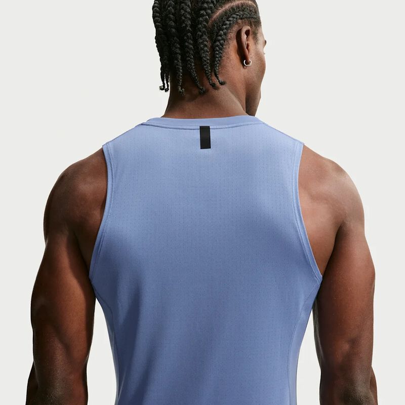 Nike Polera Pro Dri-FIT, AZUL, hi-res image number null