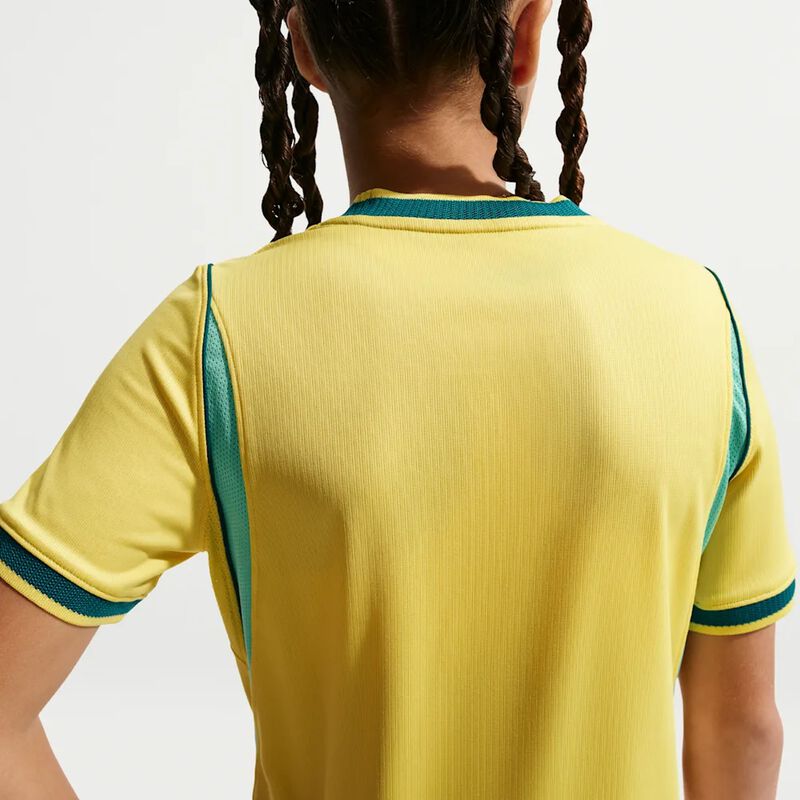 Nike Camiseta Brasil Stadium Local 2026 Ni&ntilde;o, AMARILLO, hi-res image number null