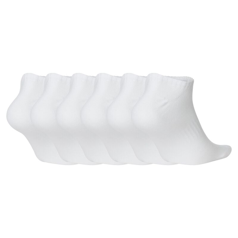Nike Calcetines Everyday Lightweight Invisibles 6 Pares, BLANCO, hi-res image number null