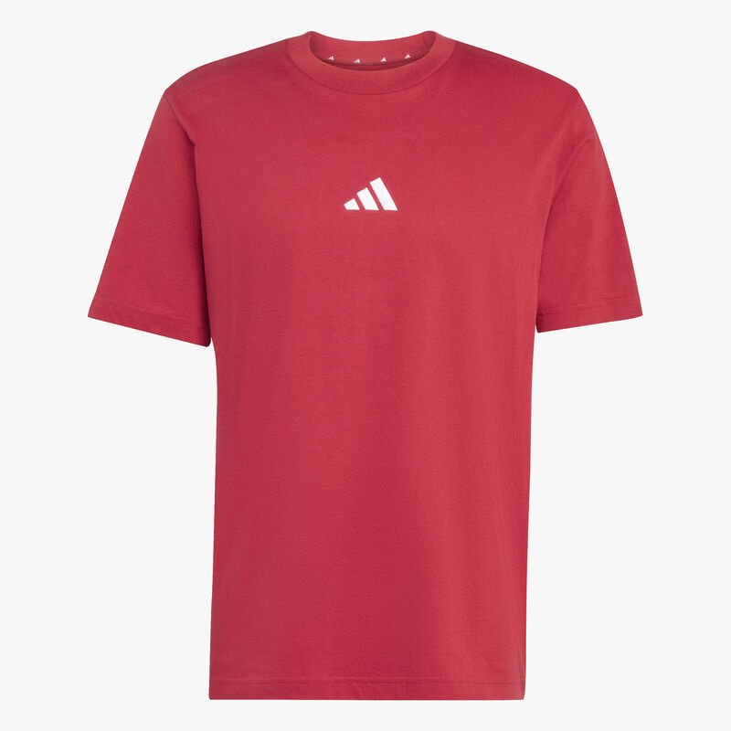 adidas Polera Essentials Small Logo, ROJO, hi-res image number null