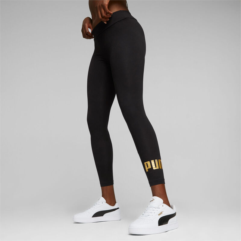 Puma Calzas Essentials+ Metallic, NEGRO, hi-res image number null