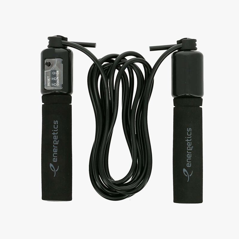 Energetics Digital Jump Rope Foam, NEGRO, hi-res image number null