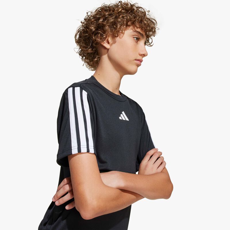 adidas Polera Train Essentials 3 Tiras, NEGRO, hi-res image number null